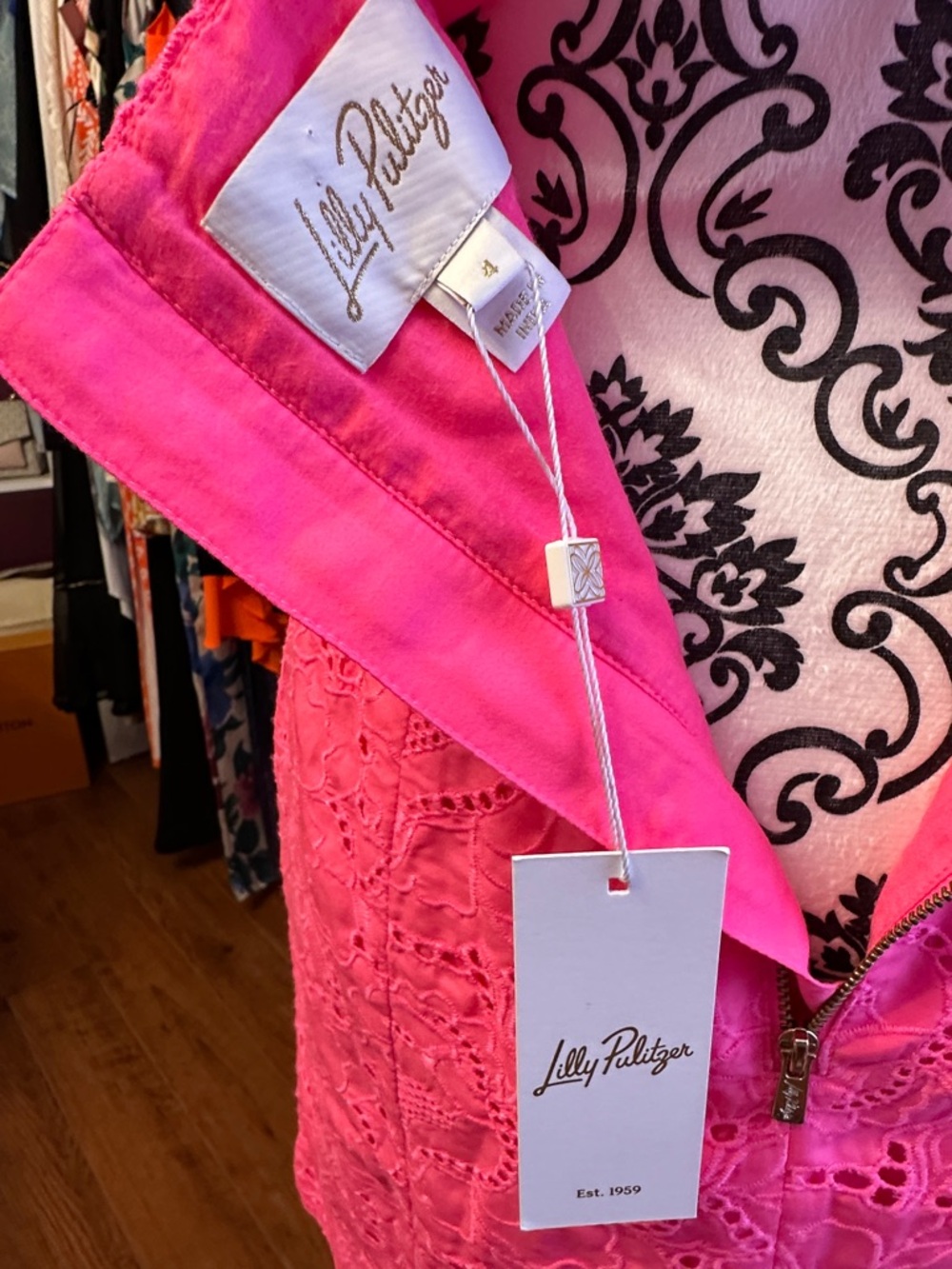 NWT Lilly Pulitzer Shelli Eyelet Dress - Picture 3 of 3